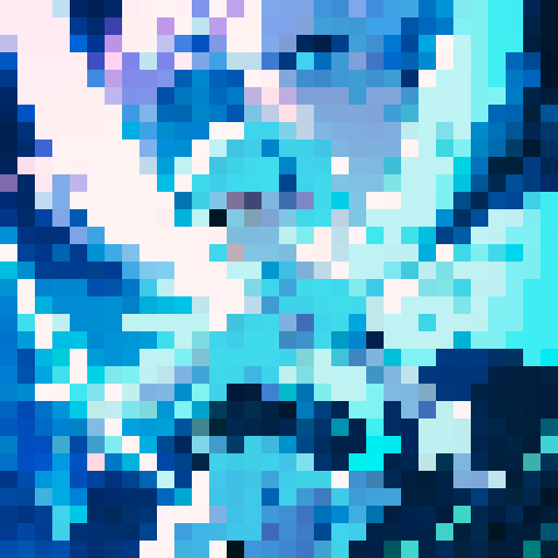 a pixie with white glowing core(body) and two pairs of pale blue wings(like navi)