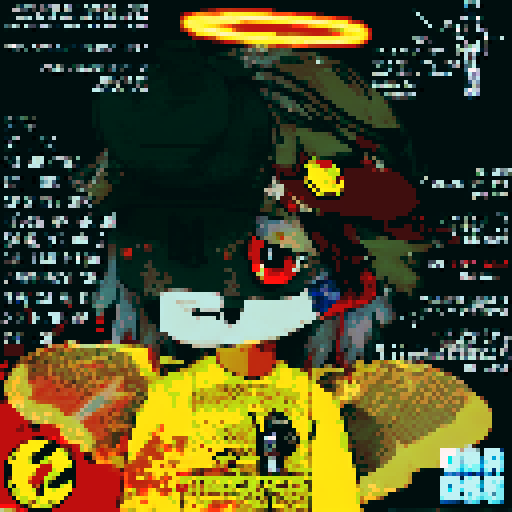 anime character, close-up, detailed features, smooth pixelation, vibrant colors, flawless anatomy, high fidelity, maintaining original image, pixel art