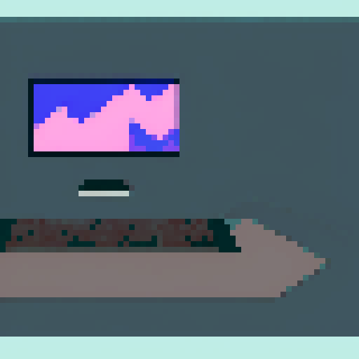 Computer screen, screen, facing front