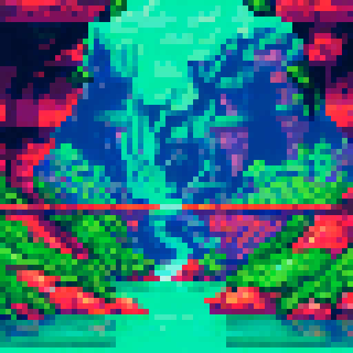 a macaque with no legs standing under a arch with water below in a canyon