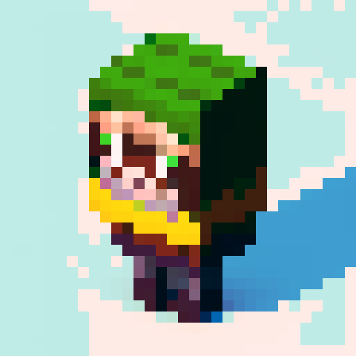 Minecraft, 2D, onion sprite, pixel art, iconic character, custom resource pack, vibrant colors, detailed shading, retro aesthetic