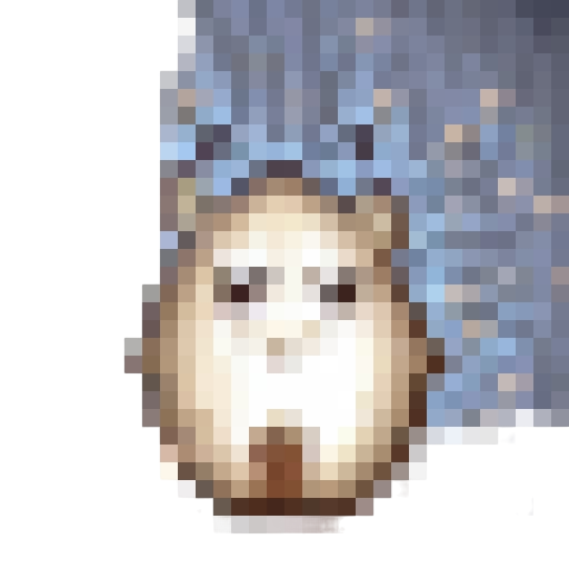 a potato with a hat on his head, small eyes, hands, and mouth