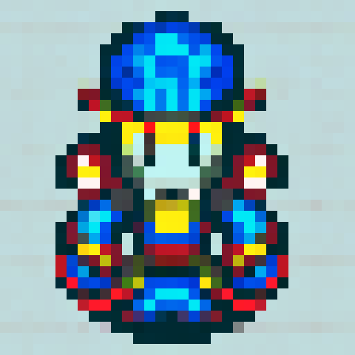 Warrior sprite, knightly colors