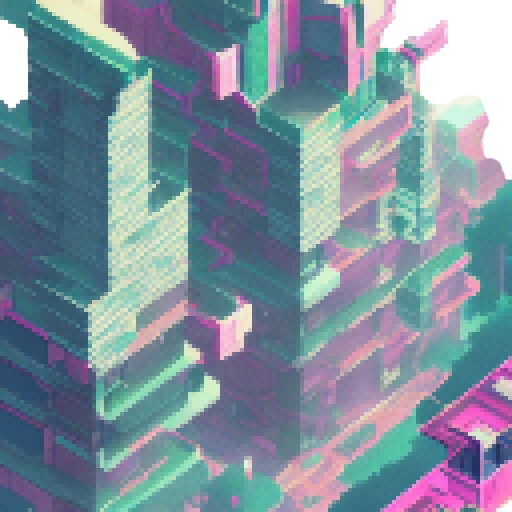 Retro Cyberpunk with pink and blue texture
