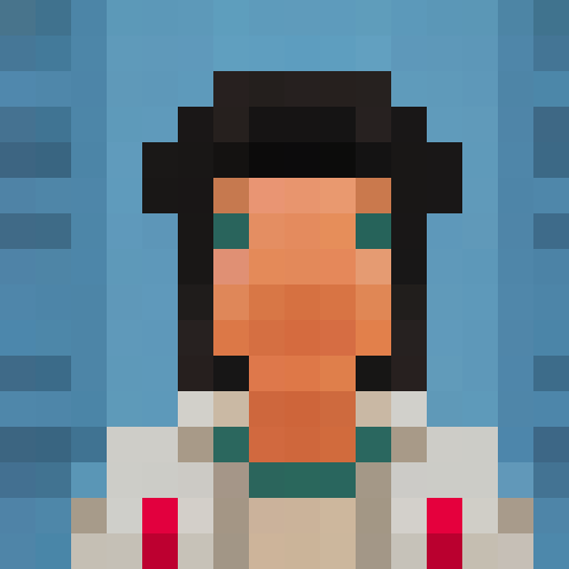 black hair girl long hair