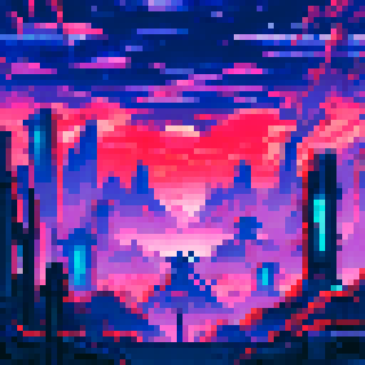 top down shmup. desolate futuristic city, dark colors