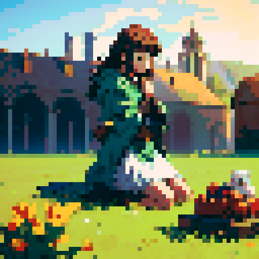 Kneeling and praying, no head