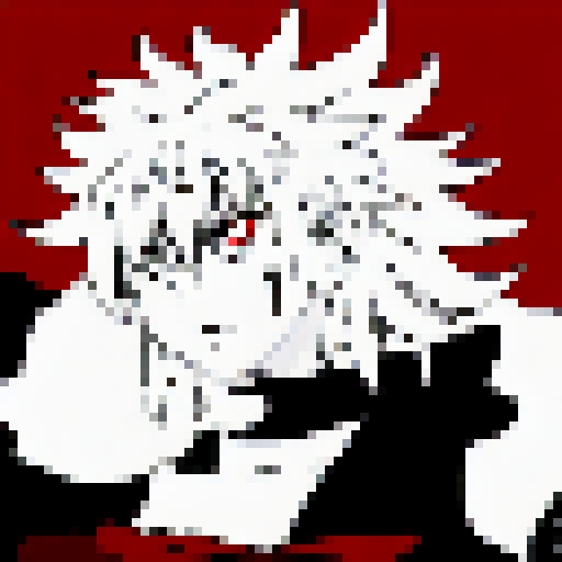 demon slayer, anime style, red and black colors