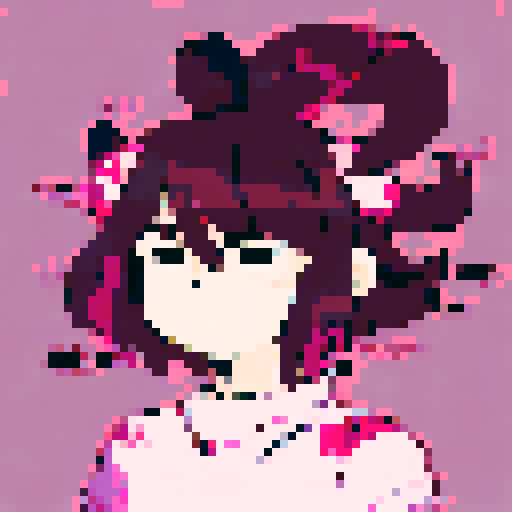 flowing, beautiful, pink ballet slippers, character portrait, close up, anime style, pixel art