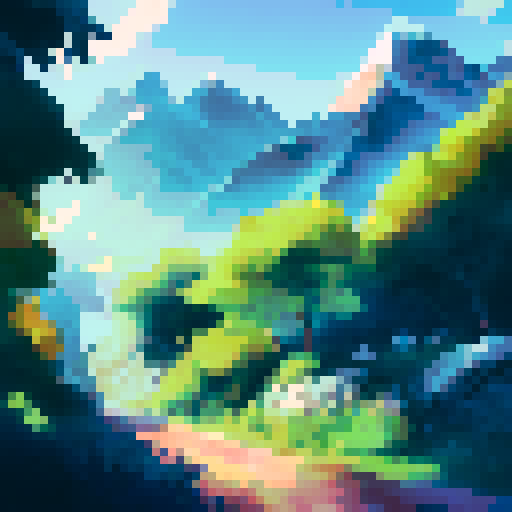 Sunrise, mountain range, beautiful nature, fantasy