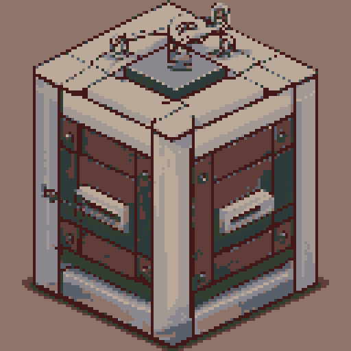 box locked with chains