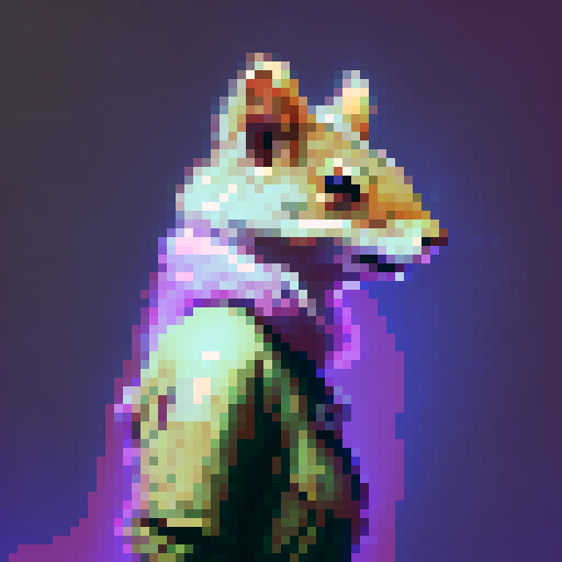 squirrel, sideview, sprite sheet