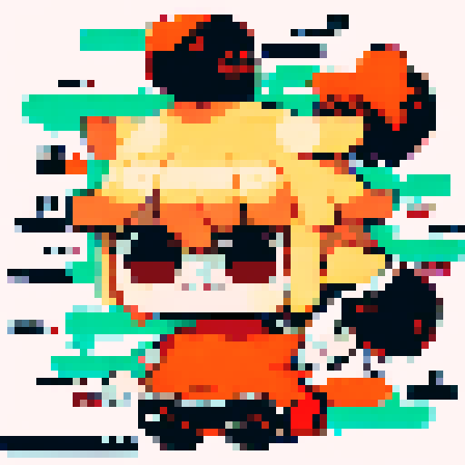 Orange car wrecked into a white wall