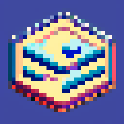 the word "beta", 32x32, bold black outline, pixel art, Solid color