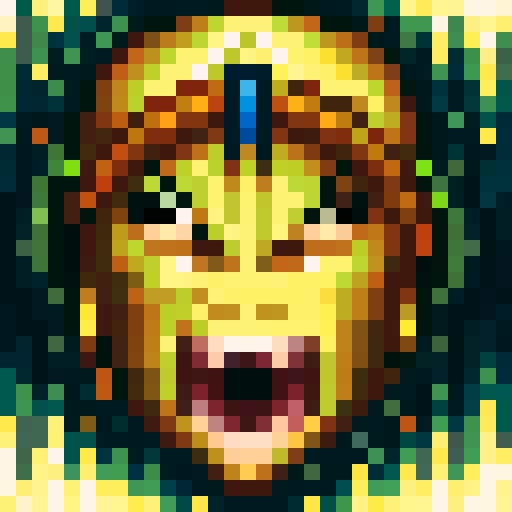 Create Goku in the style of TMNT Shredders Revenge.