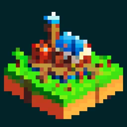 top-down mine building with one output on a side