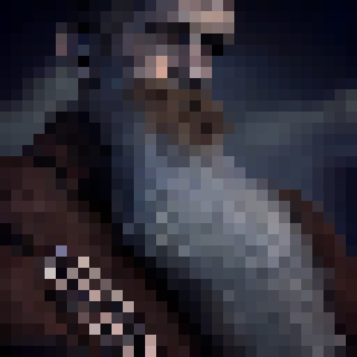 portrait cinematic The old man sat on his rocking chair and his long beard was wrapped around his neck like a scarf. With each rock, his beard twirled this way and that, the hair arranged in new patterns on his chest, a lot of detail, surreal, long curly beard down to the ground, animated cinematic space, super realistic 3D, cinematic lighting, graphics very great