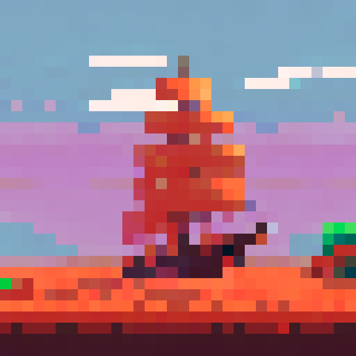 sailing ship top-down
