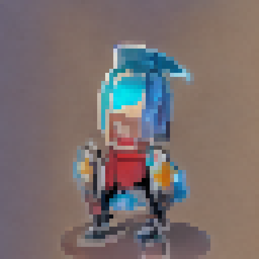 Fantasy soldier with gleaming armor, wielding a sharp spear and sturdy shield, charging into battle amidst a colorful world of dragons and magic, in the vibrant art style of Advance Wars.