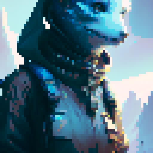 pixel art game, blue themed, chill