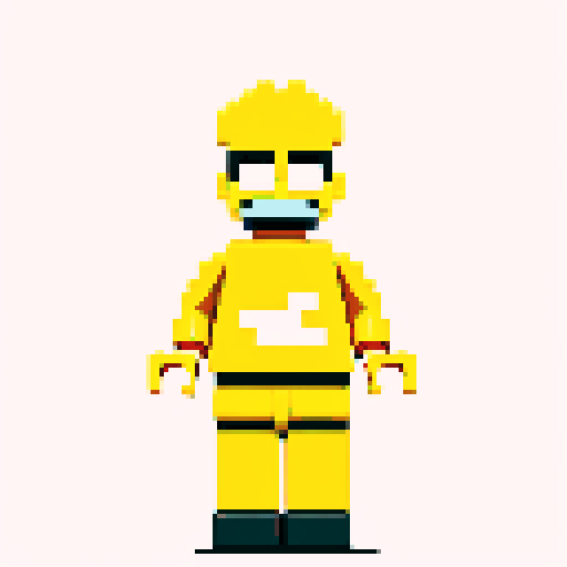 Simpons lego pixel
