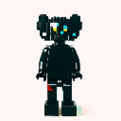 colorful pixel lego blocks arranged in a playful, vibrant composition, showcasing the intricate details and vibrant colors of pixel art in the sRGB color space