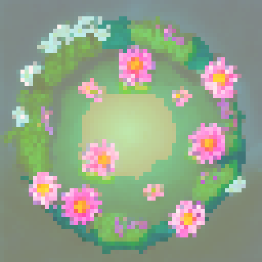 Spring colorful views with flowers