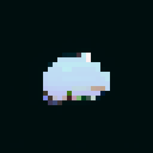 Pixel art 2d rock