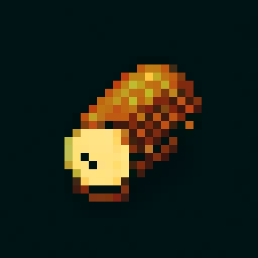 pixel art 2d wooden log