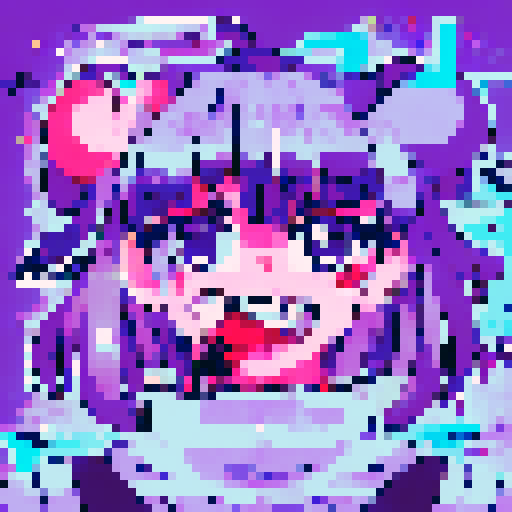 Sailormoon, close up, character portrait, 80's 90's style aesthetic, anime style, pixel art, in front of her computer