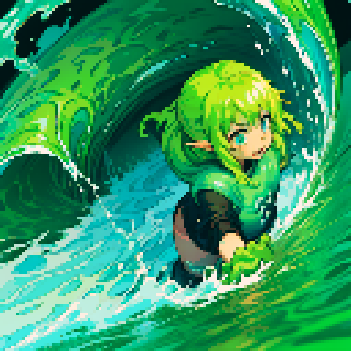 wave of slime, big wave of ooze, wave of goo, slime, goo, ooze, slimy, sticky, thick goo