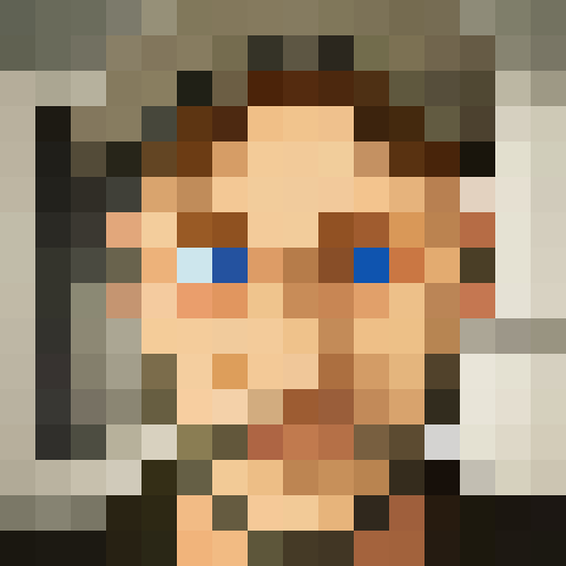 portrait man with blue eyes and beard