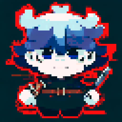 weaponsmith portrait, middle ages, plate armor, helmet, pixel art, non-vibrant colors