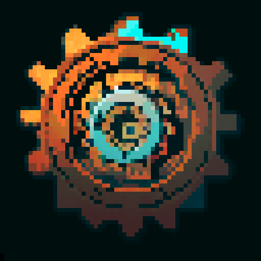 simple, old rusty gear