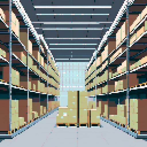 visualize Amazon Germany warehouse interior 