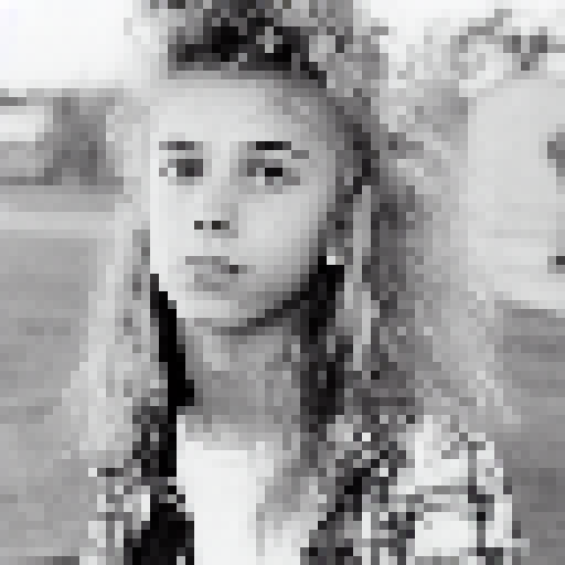 a teenager in the 80s style