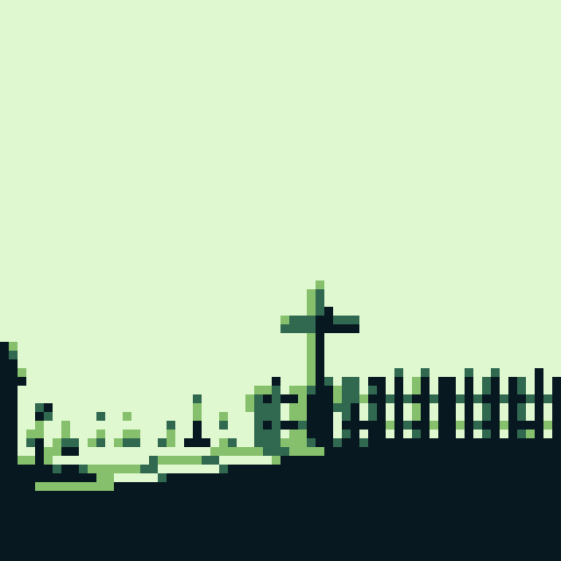 Graveyard foreground