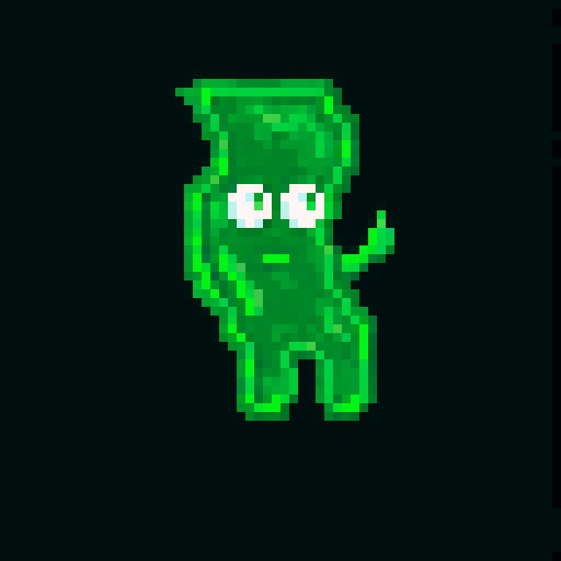 running. pixel art. money.