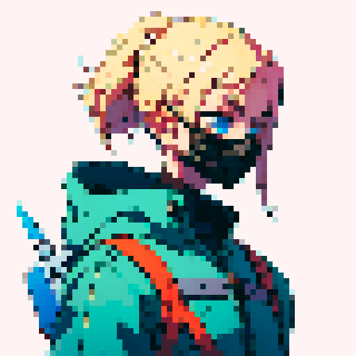 Masked piloit by spaceship