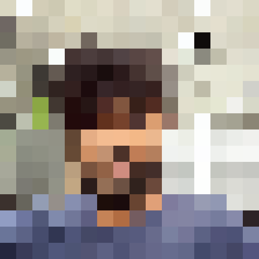 handsome indian man, close up, pixel art, game icon, 16x16, vibrant colors, detailed facial features