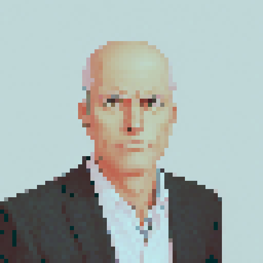 Man in a suit, anime style