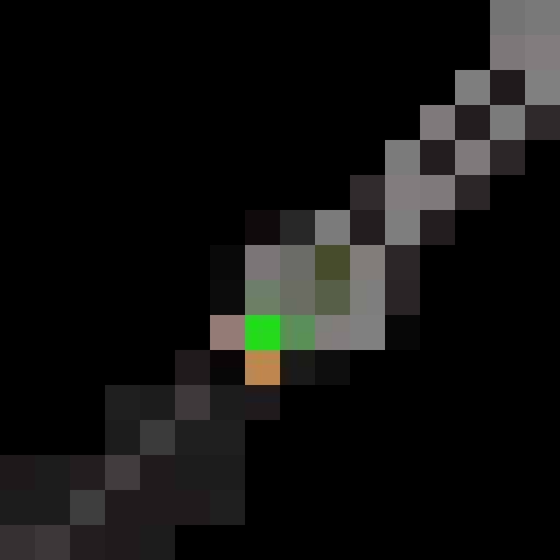 fire sword, pixel art, close up, game icon, 16x16, vibrant colors, glowing embers, sharp edges, intricate patterns