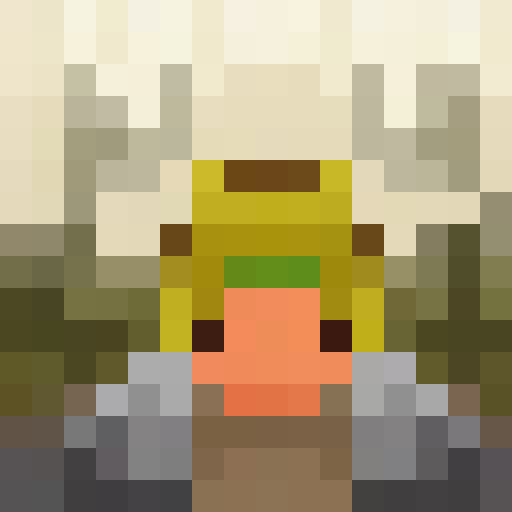 tiny green goblin, long pointy ears, brown cloak, game icon, 16x16, pixel art, close up, portrait