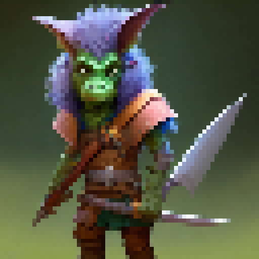 goblin wielding a sword and shield