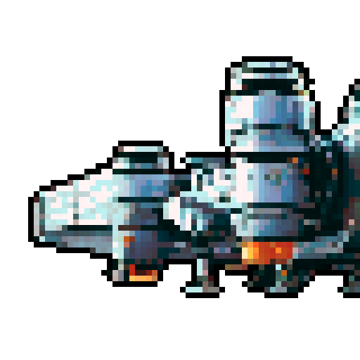 pixel art spaceship