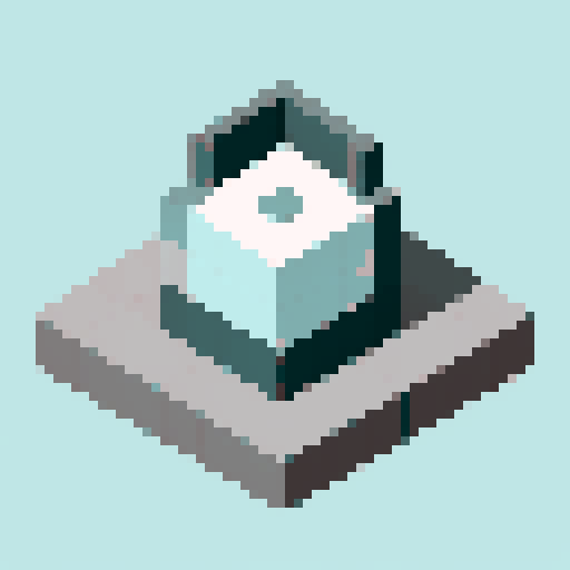 Isometric, grayscale, forge, level 1, strategy game, 64x32 diamond slot, game struct, pixel art, sRGB