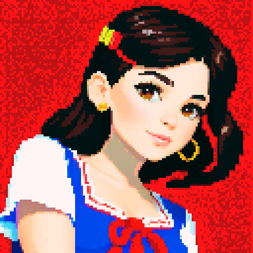 Create a realistic portrait for a young woman with dark hair with a flow de maga on it and wearing a traditional Puerto Rican dress