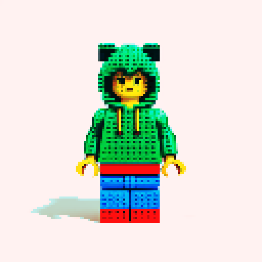 hoody pixel lego