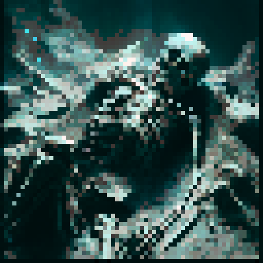 dead character lying in a dungeon, armor and bones