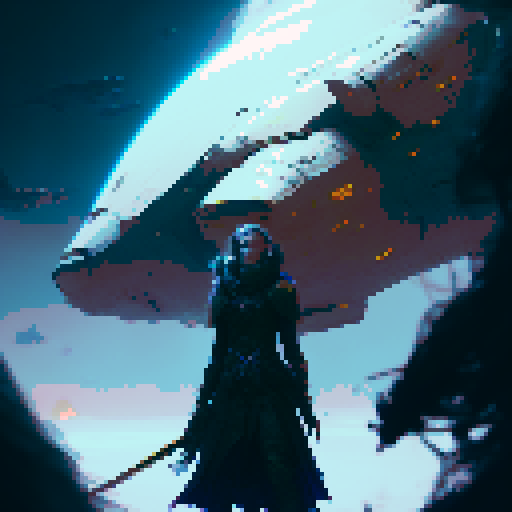 Princess got stolen by viking warriors, night time